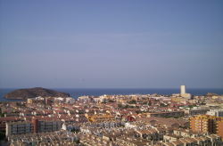View of beach.