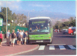 The local bus stop buses to most area's