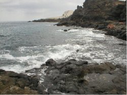 The rocks at Amarrila Bay 12 mins walk