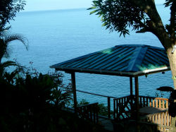 Pagoda overlooking the sea