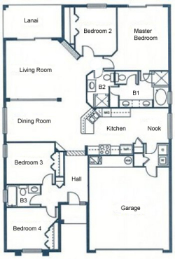An Approximate Layout Of The Villa