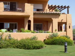 view of the apartment form the gardens
