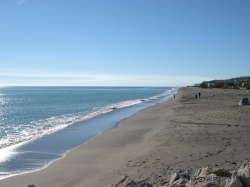 The lovely beach