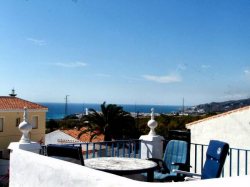 Terrace overlooking Nerja