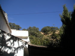 Vulture Mountain behind entrance