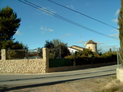 View of villa from outside