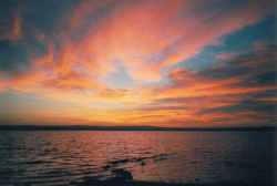 Salt Lake Sun Set