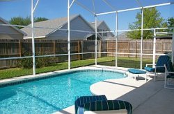 Pool and deck area