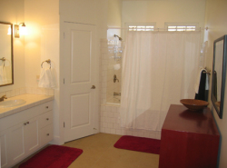 The master bathroom.