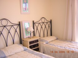 2nd Bedroom with door to terrace