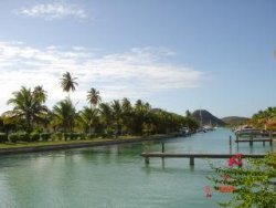 View down the channel