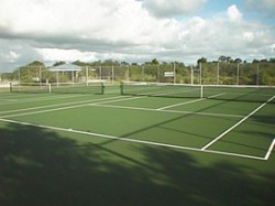 Tennis courts minutes away