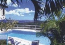 The pool deck
