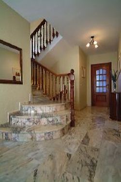 Marble entrance hall and stairs
