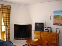 Fireplace in sitting room