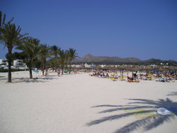 The Wonderful White Sandy Alcudia Beach