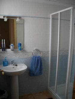 Main Bathroom with shower/toilet/basin