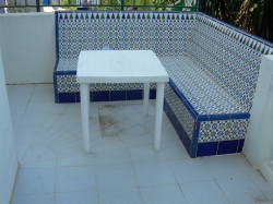 Studio terrace seat