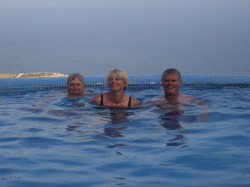 Smiles in the pool