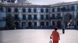 The octagonal plaza at Archidona