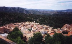 Aerial view of Rasquera