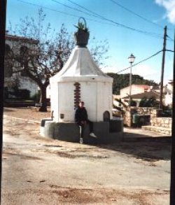 The centre of the village