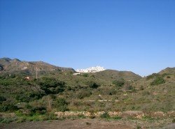 This is the view from the back terrace