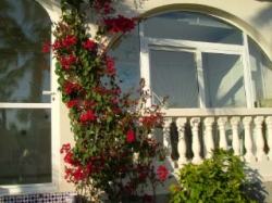 Front of apartment