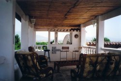 Covered seating