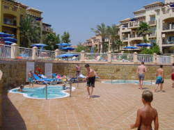 Whirlpools (4) around the swimming pools