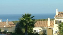 Sea view from upstairs balcony