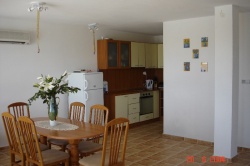 kitchen and dining area