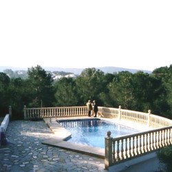 View of Pool Southfacing - in Winter