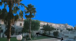 Distance from our back patio to pool