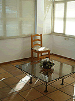 extra sittig room upstairs with sea view