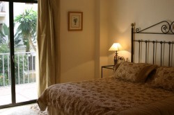 Master bedroom with super king size bed
