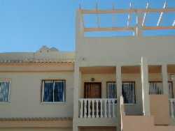 front of apartment