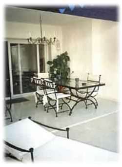 Terrace dining area
