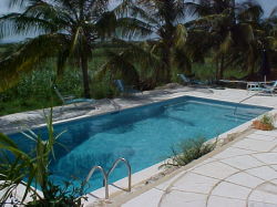 Private Pool w/ builtin Bench & Massage