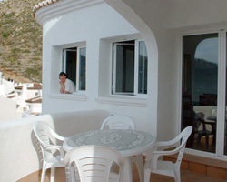 Upper terrace and naya