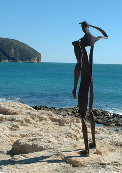 Looking out to sea at Moraira