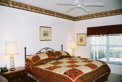 Master Bedroom, King Bed, Color TV