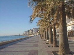 The promenade of El Campello