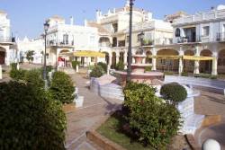 Local Piazza with bars & restaurants