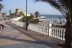 Local promenade and marina