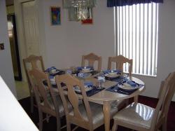 Formal dining area
