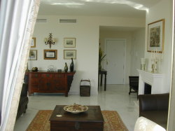view of lounge through terrace window