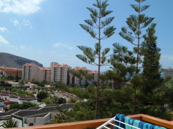 view from balcony