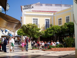 Lagos town, cobbled winding streets